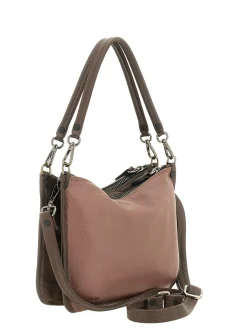 ARIANA Borsa shopping a spalla, con tracolla, in pelle