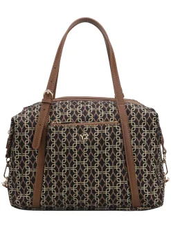 AUDREY Borsa a spalla logo all over