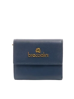 BASIC Portafoglio piccolo in pelle con patta