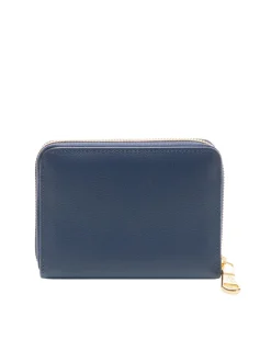 BASIC Portafoglio piccolo in pelle zip around