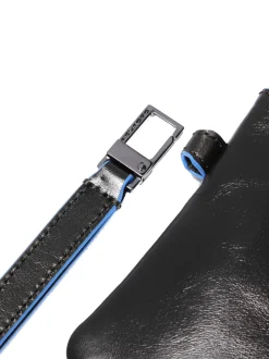 BLUE SQUARE Portacarte pochette uomo in pelle