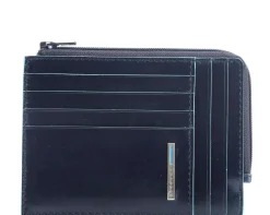 BLUE SQUARE Portafoglio in pelle con RFID