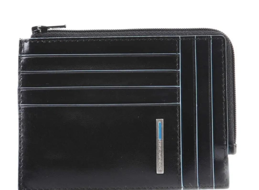 BLUE SQUARE Portafoglio in pelle con RFID
