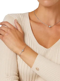 CALYPSO Bracciale con sfera e cristalli