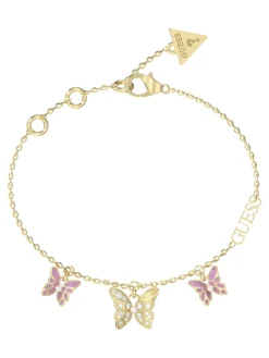 CHRYSALIS Bracciale multi charm, motivo farfalla