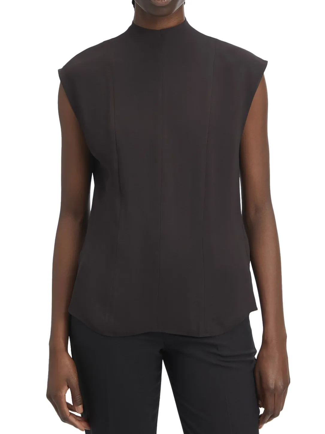 CK Camicia blusa a manica corta in viscosa