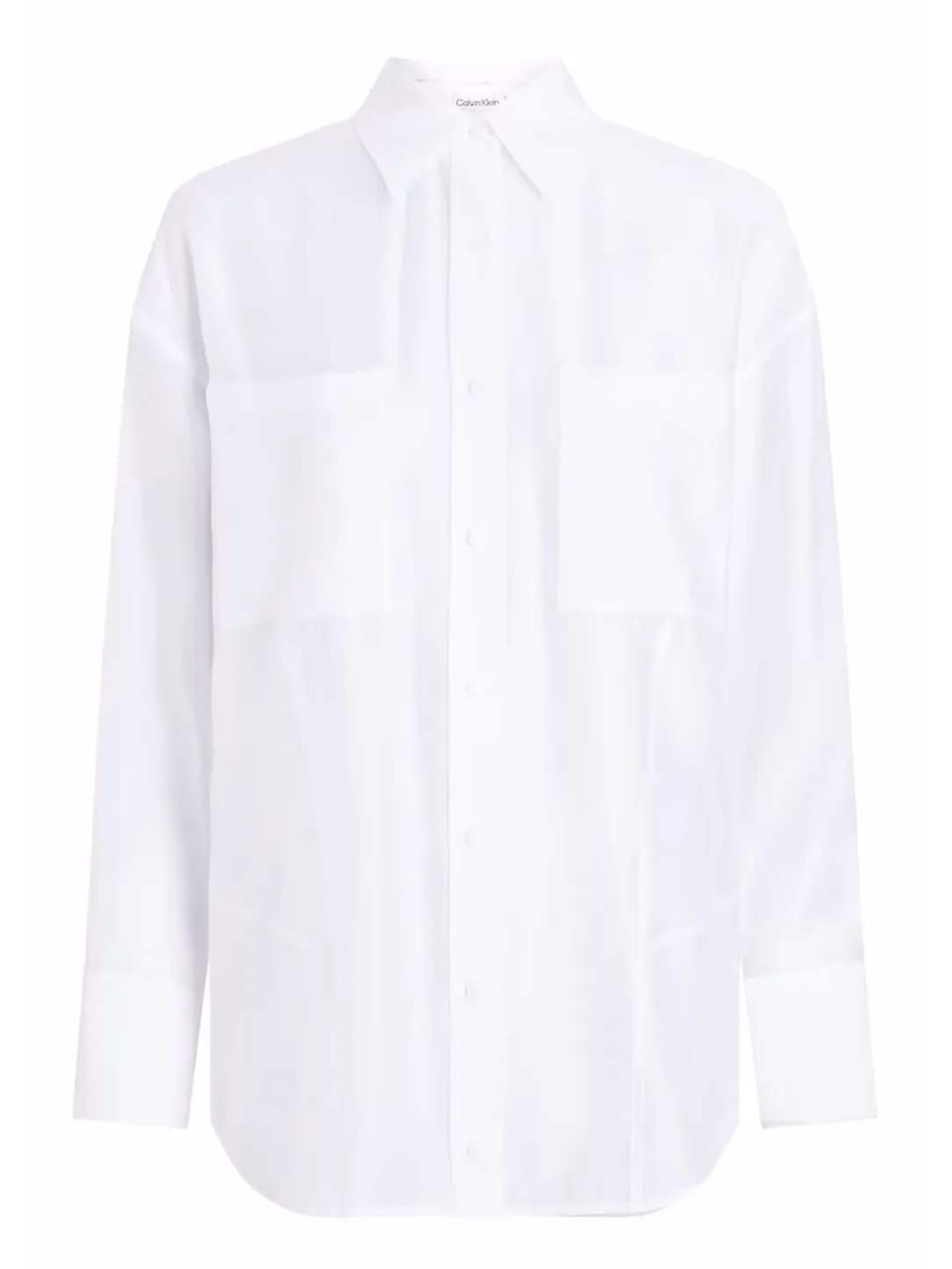CK Camicia cut out oversize trasparente