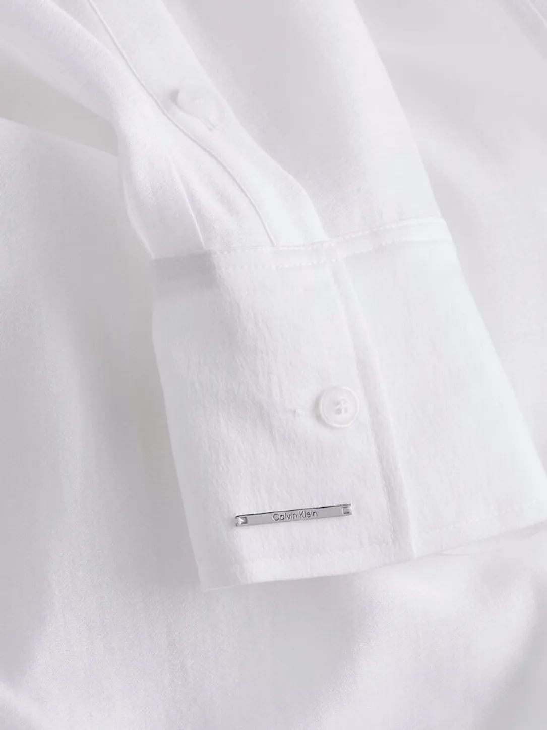 CK Camicia cut out oversize trasparente