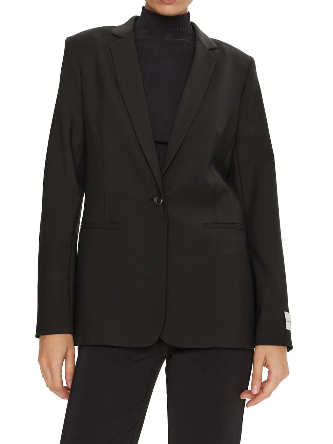 CK Giacca blazer un bottone misto lana