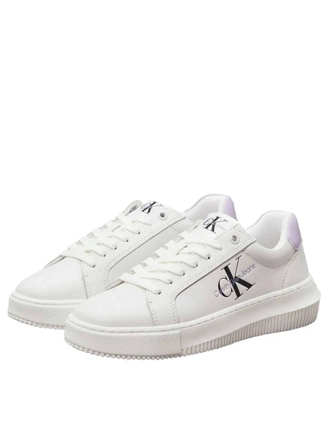 CK JEANS Chunky Cupsole Sneakers in pelle