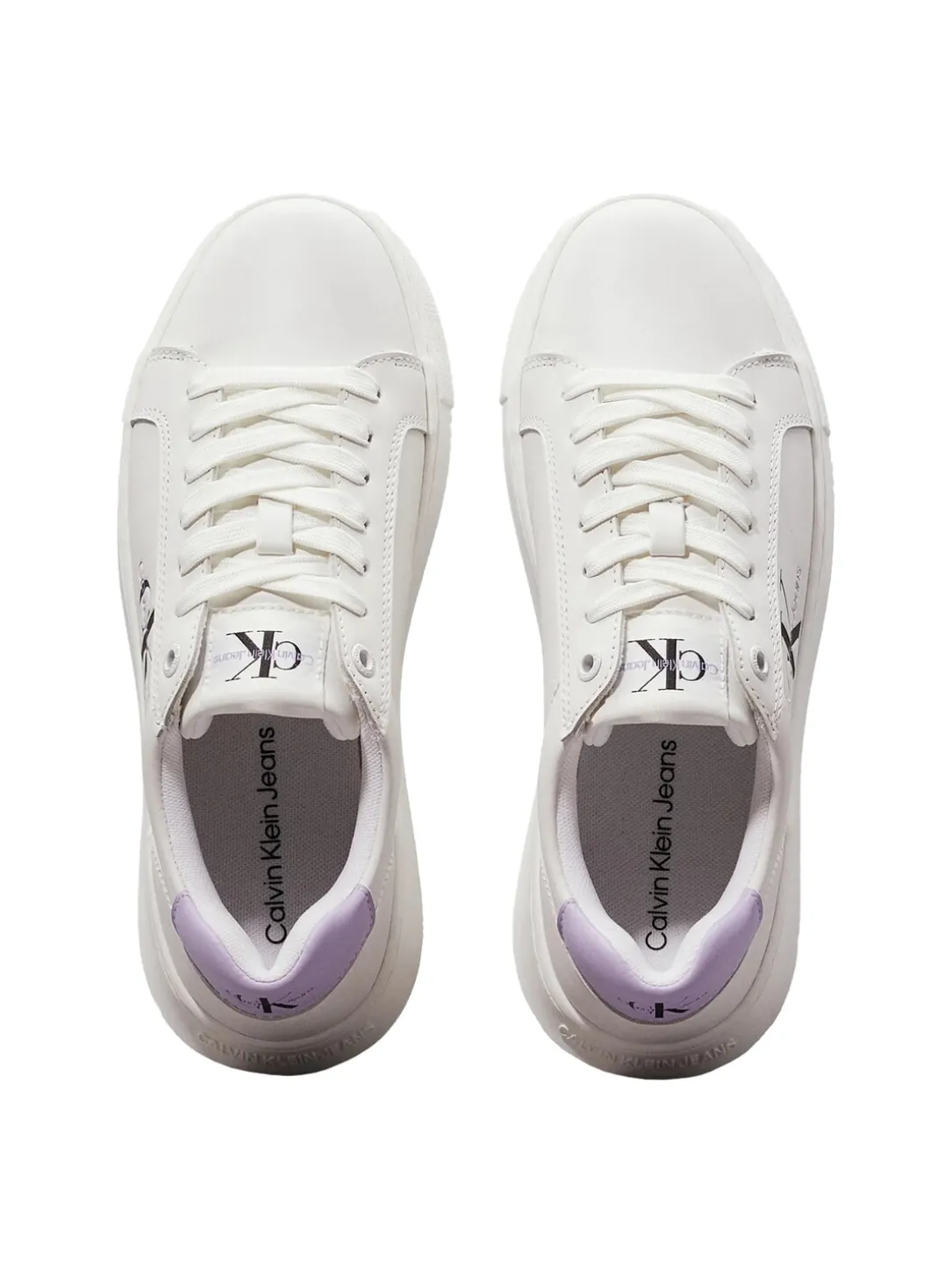 CK JEANS Chunky Cupsole Sneakers in pelle