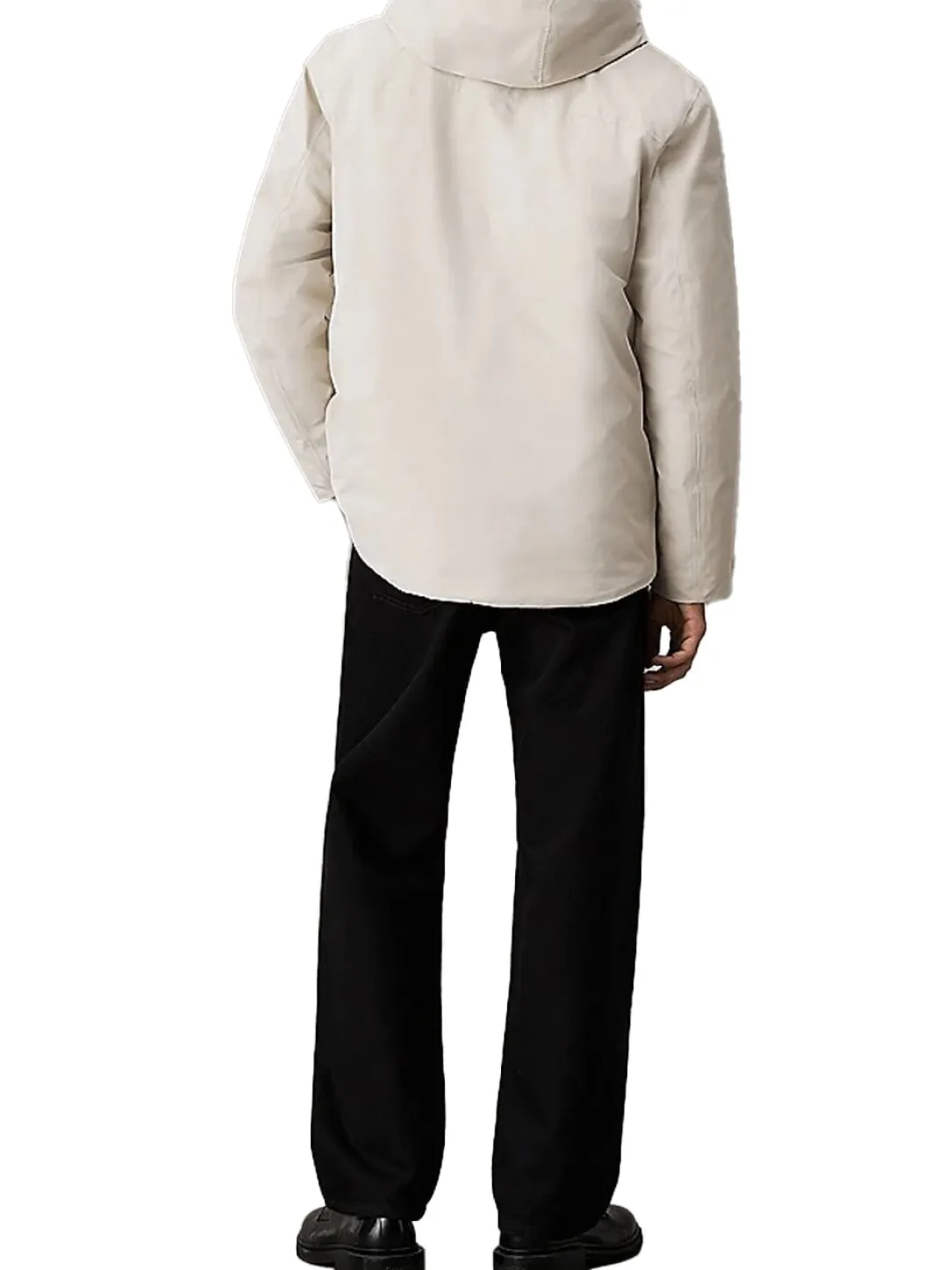 CK JEANS Giubbino cappuccio tessuto tecnico