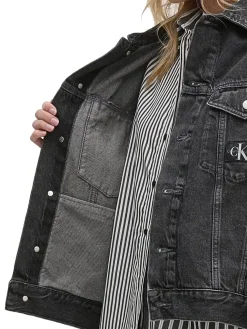 CK JEANS Giubbotto in cotone jeans