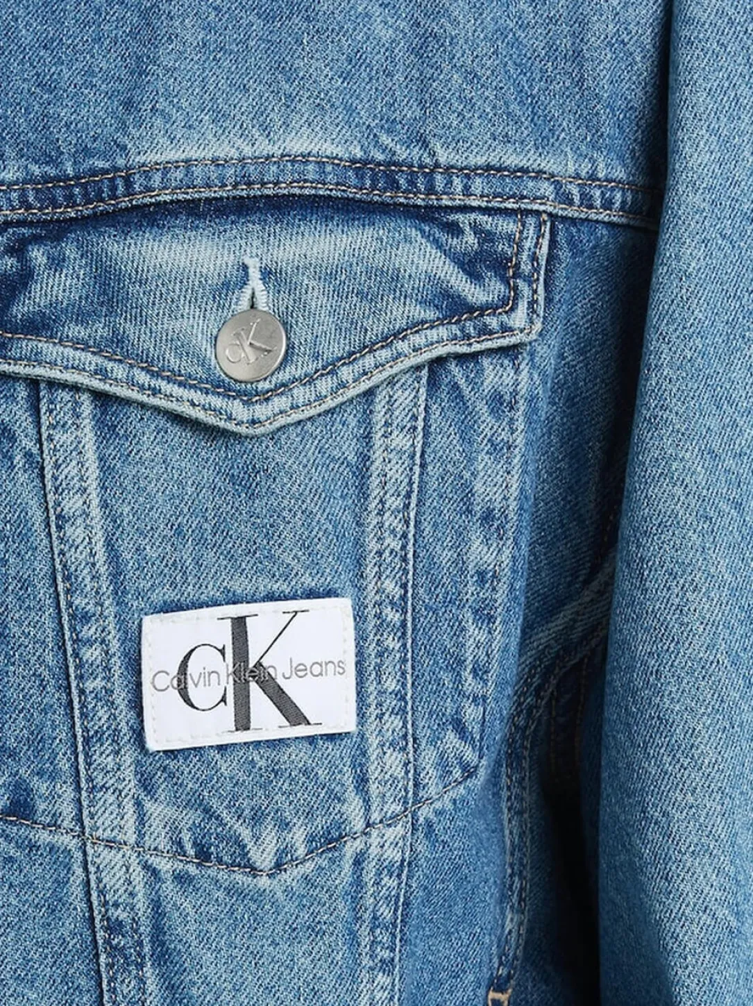 CK JEANS Giubbotto in tela denim