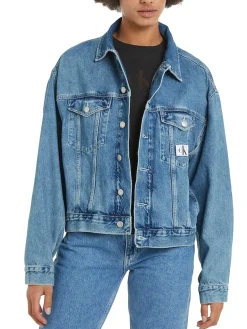CK JEANS Giubbotto in tela denim