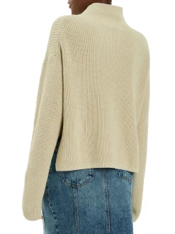CK JEANS Maglione dolcevita cotone relaxed fit