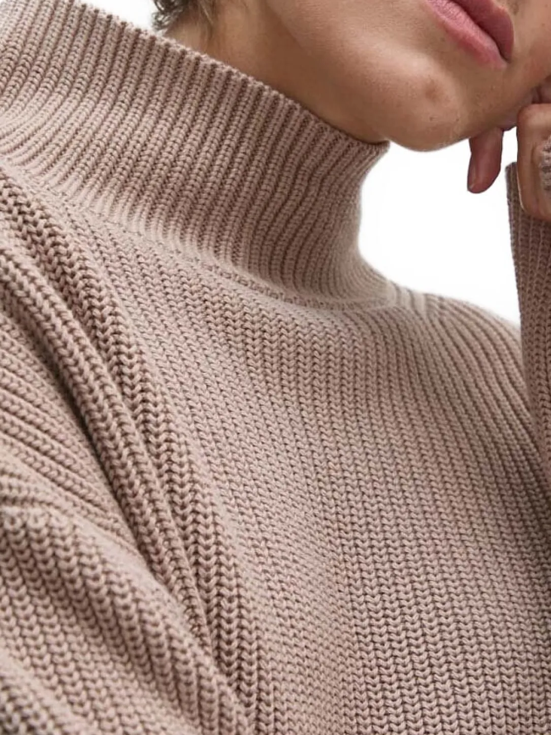 CK JEANS Maglione dolcevita cotone relaxed fit
