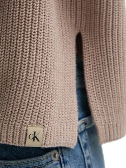 CK JEANS Maglione dolcevita cotone relaxed fit