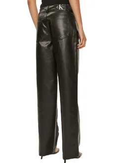 CK JEANS Pantaloni dritti a vita alta