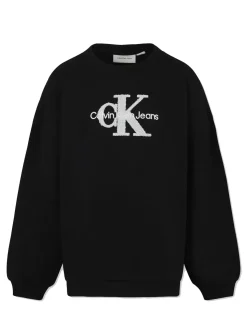 CK KIDS Felpa girocollo logo sherpa