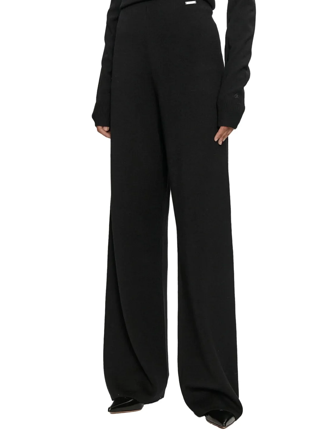 CK Pantaloni in maglia gamba ampia