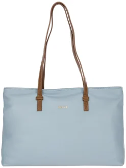 CREMONA S Borsa shopping in pelle, a spalla