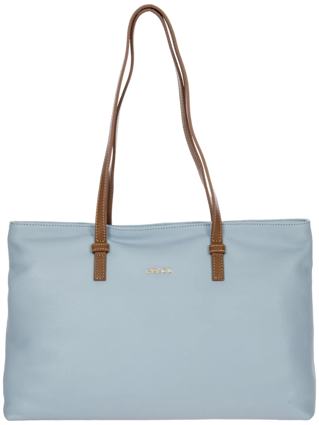 CREMONA S Borsa shopping in pelle, a spalla