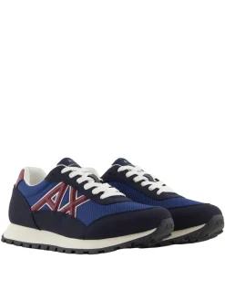DROP MICROSUEDE Sneakers con logo a contrasto