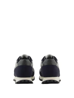 DROP MICROSUEDE Sneakers con logo a contrasto