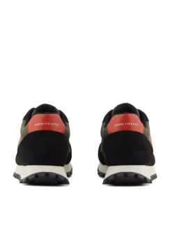 DROP MICROSUEDE Sneakers con logo a contrasto