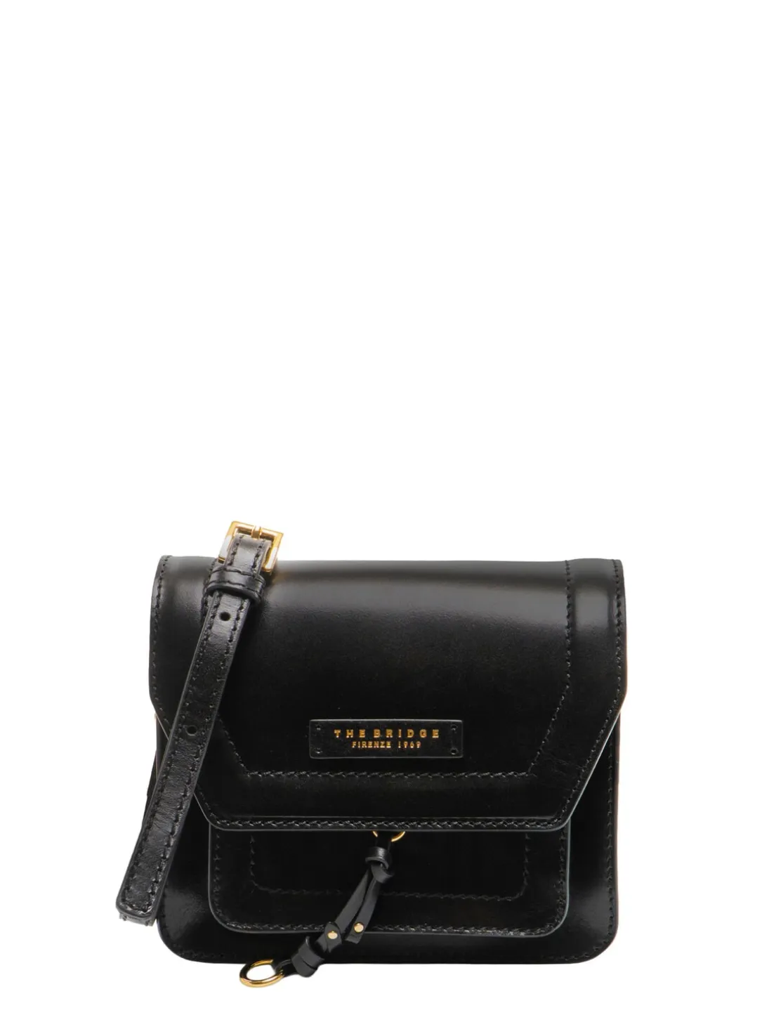 ELBA Borsa in pelle con flap a tracolla