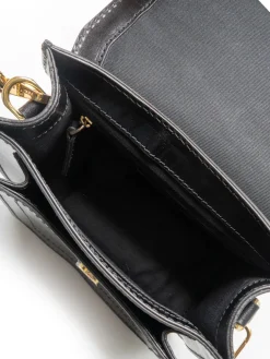 ELBA Borsa in pelle con flap a tracolla