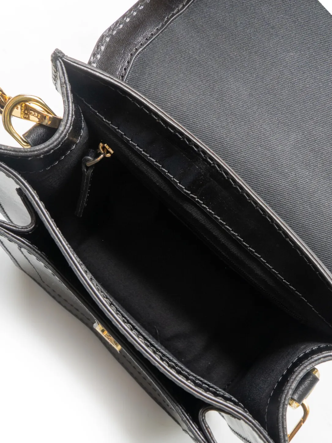 ELBA Borsa in pelle con flap a tracolla