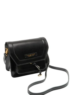 ELBA Borsa in pelle con flap a tracolla