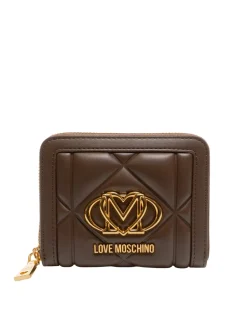 EMBOSSED Portafoglio compatto zip around