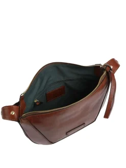 FEDORA Borsa tracolla in pelle con flap