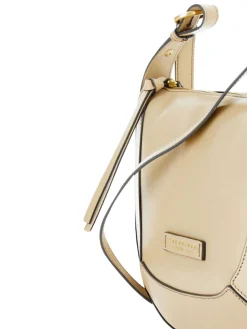 FEDORA Borsa tracolla in pelle con flap