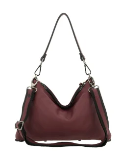 FILIPPA M Borsa a spalla, con tracolla, in pelle