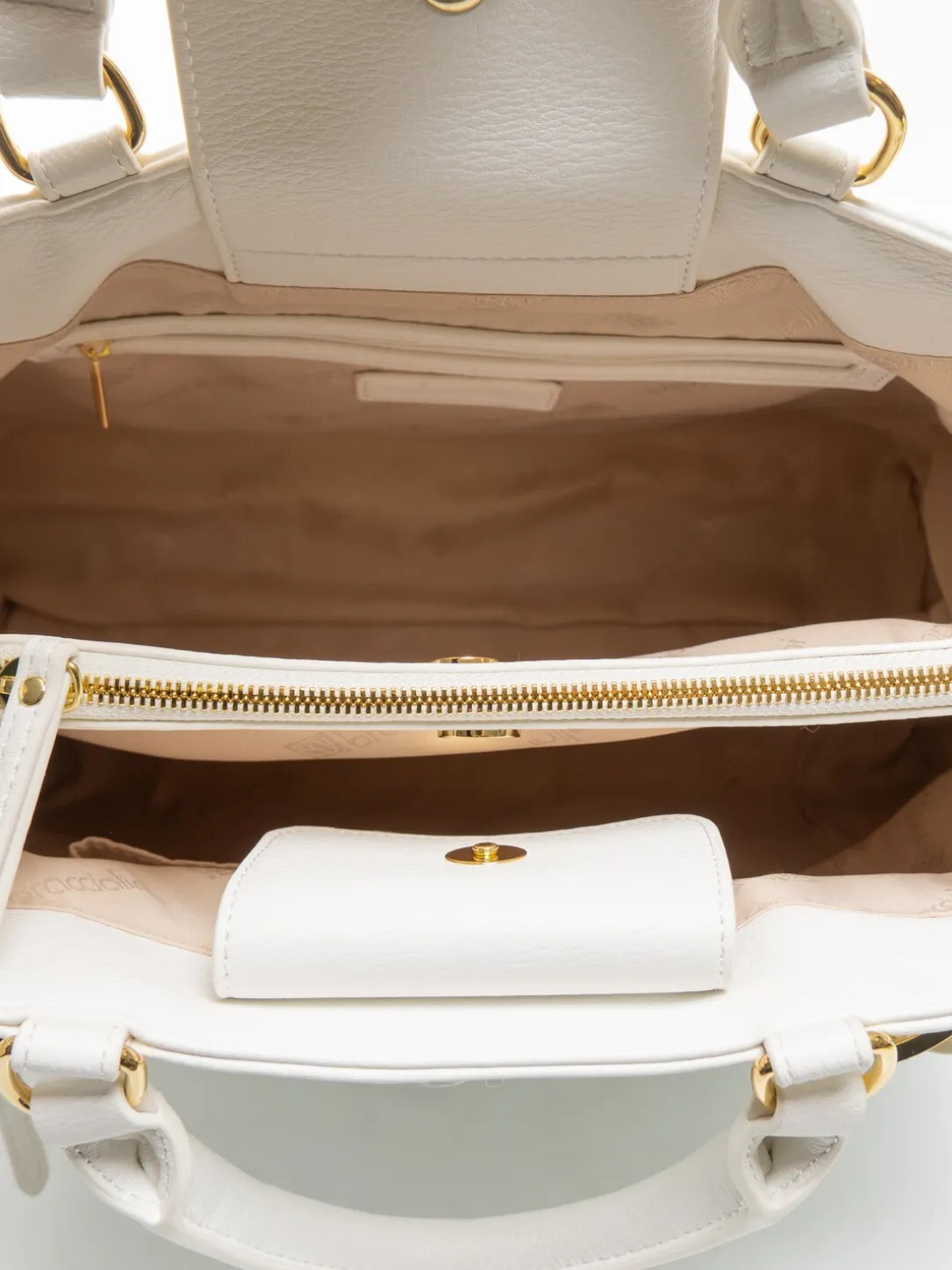 GISELLE Borsa tote con logo metallico