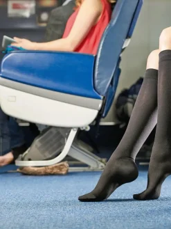 GO Calze antitrombo da viaggio a compressione graduale