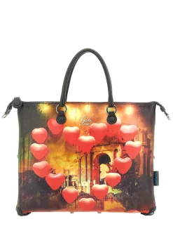 G3 PLUS MEDIUM MULTICOLOR Borsa piattina shopping trasformabile