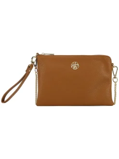 HAPPY Pochette con tracolla e polsierina