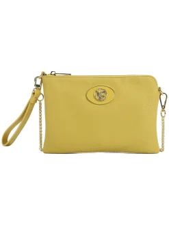 HAPPY Pochette con tracolla e polsierina