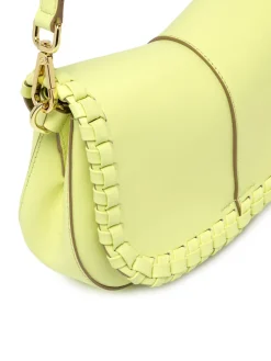 HELENA ROUND Borsa in pelle con flap