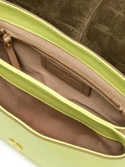 HELENA ROUND Borsa in pelle con flap