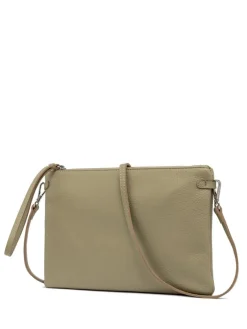 HERMY Borsa busta in pelle con tracolla