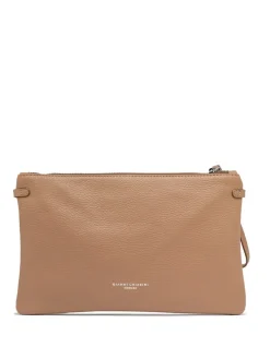 HERMY Borsa busta in pelle con tracolla