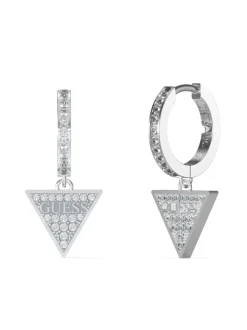 HUGGIE ME Orecchini pendente triangolo con strass
