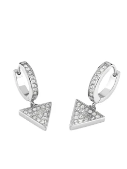 HUGGIE ME Orecchini pendente triangolo con strass
