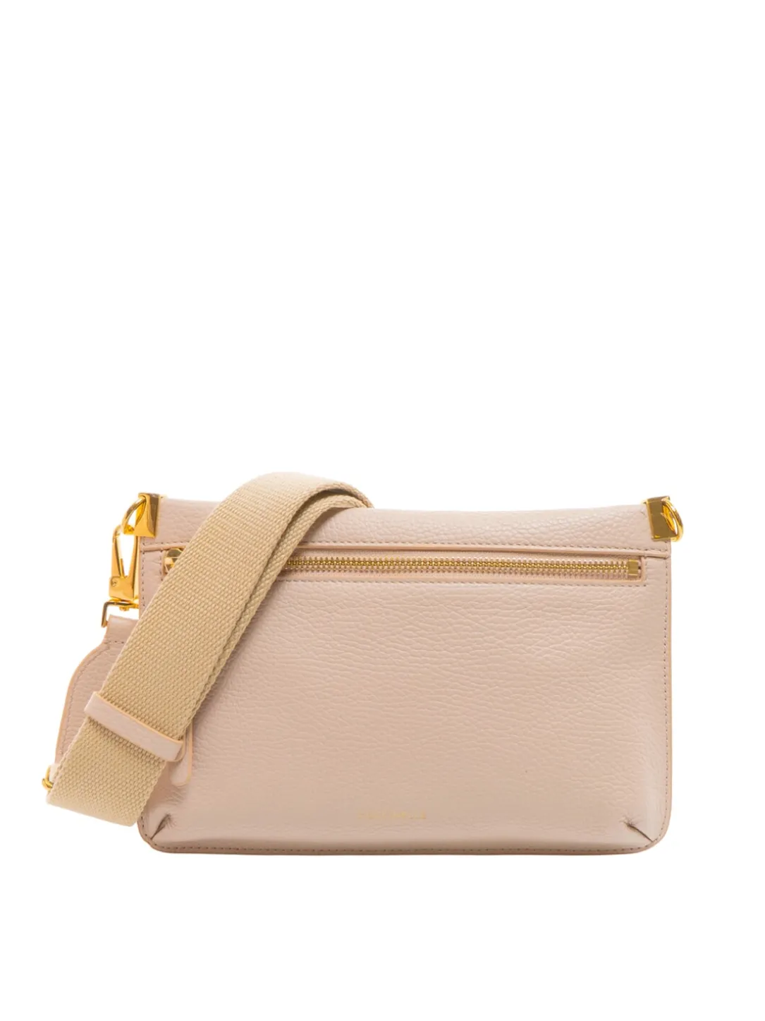 HYLE Borsa piatta piccola in pelle a tracolla